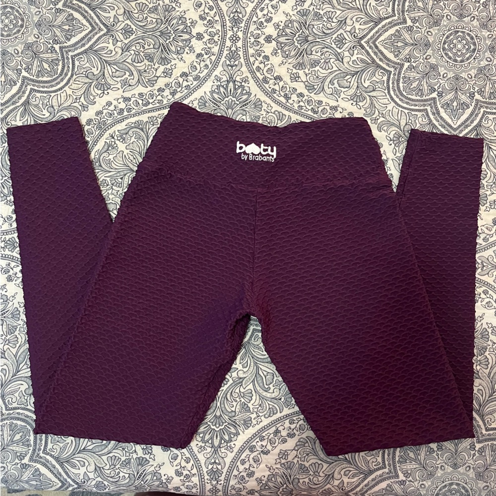 Booty by Brabants Açaí Cropped Croco Skin Leggings